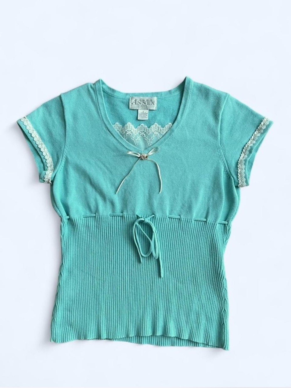 VINTAGE CASUAL CORNER ANNEX COQUETTE TOP